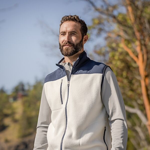 Cutter & Buck Cascade Eco Sherpa Fleece Mens Vest Thumbnail